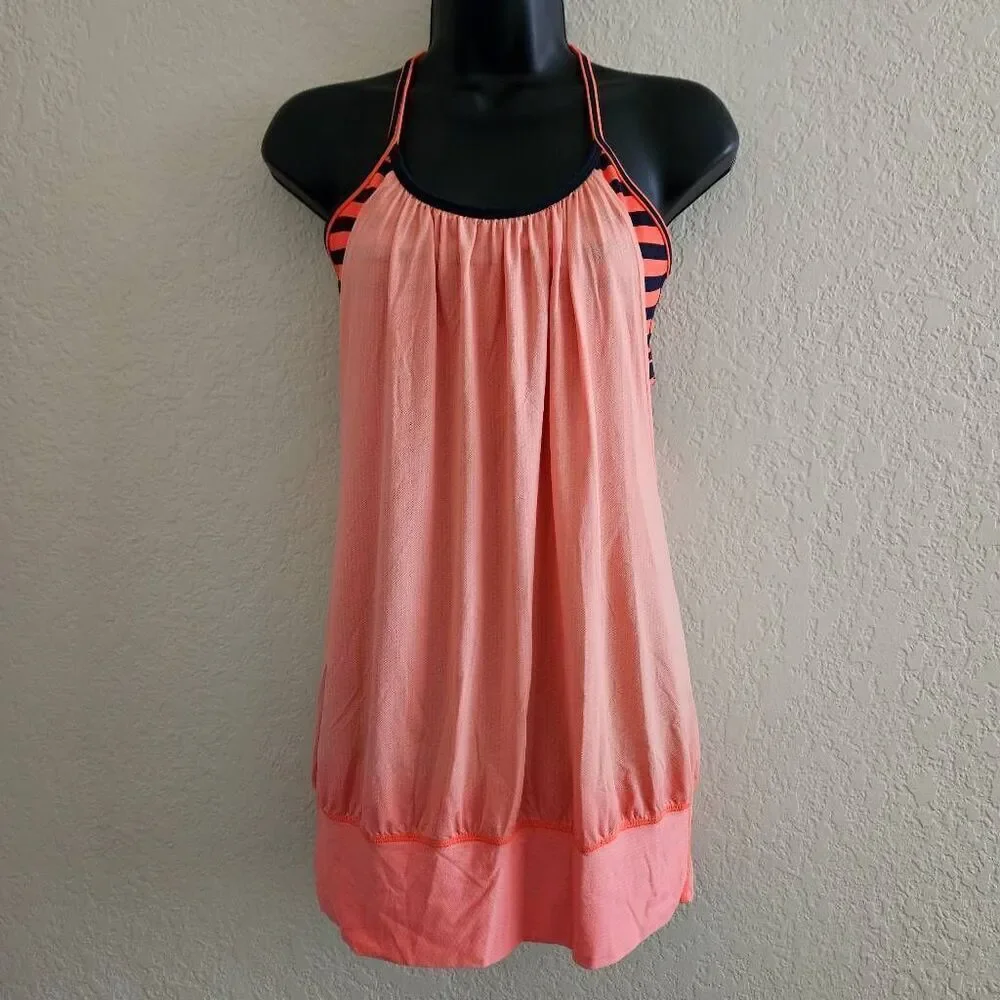 Lululemon No Limits Tank with Striped Bra